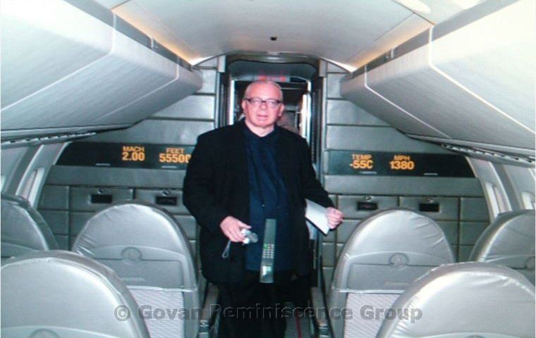 James McDonald from the Govan Reminiscence Group on the Concorde