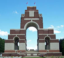 Thiepval Memorial to Joseph ans 72,000 men from the Somme who have no known graves